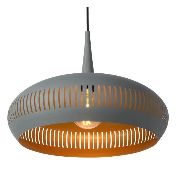 Lucide RAYCO - Pendant light - Ø 45 cm - 1xE27 - Grey - detail 1